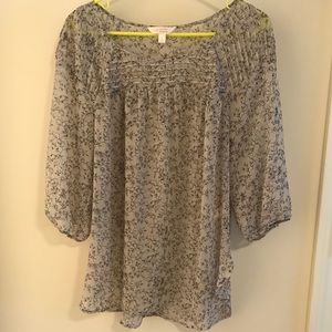 EUC LC Lauren Conrad Peasant Blouse
